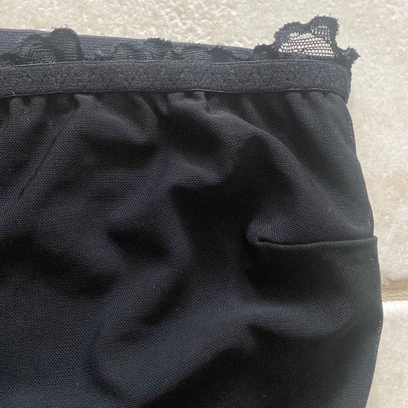 Dynamite Black Lace Bandeau Top XS - Picture 3 of 3